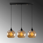 Hanglamp Gold Glas 3-Lichts