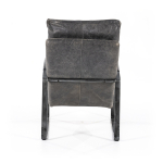 Eleonora Fauteuil Lex Antraciet Vintage Leer