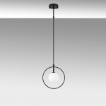 Hanglamp Geometri Metaal Zwart Wit