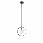 Hanglamp Geometri Metaal Zwart Wit
