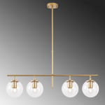 Hanglamp Roe Metaal Shiny Goud 4-Lichts