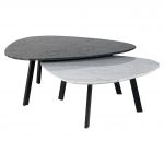 Richmond Salontafel Trocadero Set Van 2 Zwart/Wit