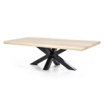 Eleonora Boomstam Salontafel met Spinpoot Naturel 130x70cm