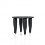 Eleonora Salontafel Amira 60x44 Zwart