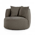 Eleonora Fauteuil Louis Met Kussen Bruin Spark