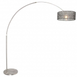 Steinhauer Sparkled Light Vloerlamp Met Kap Sizoflor Zwart Ø50cm