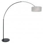 Steinhauer Sparkled Light Vloerlamp Met Kap Sizoflor Zilver Ø50cm