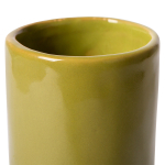 HKliving Hk Objects: Ceramic Twisted Vaas Glossy Olive