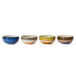HKliving 70s Ceramics: Schaal XS Sierra Set van 4