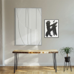 Schilderij Bergamo Wit 40x60cm - Giga Meubel