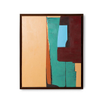 Hkliving Framed Artwork 'Natural Blauws' 107x127cm