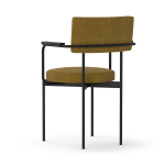 Hkliving Eetkamerstoel Met Armleuning Zwart Main Line Flax Goldhawk