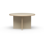 HKliving Eetkamertafel Cream Rond 130cm