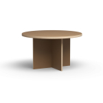 Hkliving Eetkamertafel Bruin Rond 130cm
