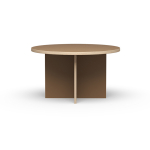 Hkliving Eetkamertafel Bruin Rond 130cm
