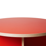 HKliving Eetkamertafel Oranje Rond 130cm