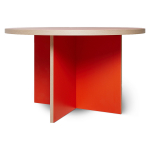 HKliving Eetkamertafel Oranje Rond 130cm