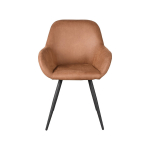 LABEL51 Eetkamerstoel Fender - Cognac - Micro Suede