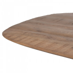 Eettafel Jordan Bruin Deens Ovaal 160cm - Giga Meubel