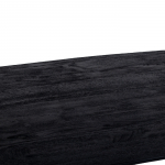 Eettafel Raoul Zwart Deens Ovaal 240cm - Giga Meubel