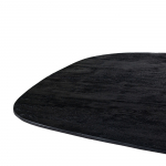 Eettafel Raoul Zwart Deens Ovaal 200cm - Giga Meubel