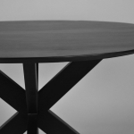 LABEL51 Eetkamertafel Zico Zwart Mangohout