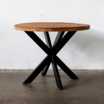 Eettafel Thijs Rond Mangohout Ø150cm - Giga Meubel