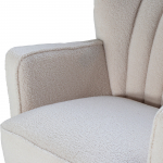 Fauteuil Fonz Teddy Wit - Giga Meubel