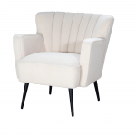 Fauteuil Fonz Teddy Wit - Giga Meubel