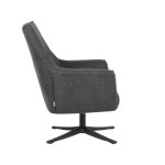 LABEL51 Fauteuil Tod Antraciet Weave