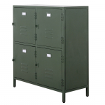 Locker New Vintage Groen 4-deurs - Giga Meubel