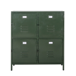 Locker New Vintage Groen 4-deurs - Giga Meubel