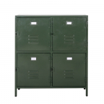 Locker New Vintage Groen 4-deurs - Giga Meubel
