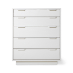 Hkliving Opbergkastje met Lades Eggshell Wit