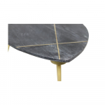 HSM Collection Salontafel Marseille Zwart/Goud Marmer/Metaal