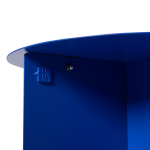 HKliving Metal Bijzettafel Rond Cobalt