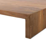 HKliving Wooden Plateau Medium Natural Teak