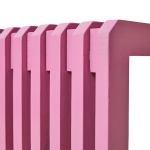 HKliving Bankje Slatted Hot Roze L