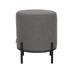 LABEL51 Poef Troy M Grijs Bouclé Ø41cm