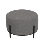 LABEL51 Poef Troy XL Grijs Bouclé Ø57cm