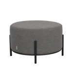 LABEL51 Poef Troy XL Grijs Bouclé Ø57cm