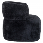 Richmond Fauteuil Donna Zwart Chenille