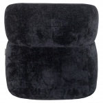Richmond Fauteuil Donna Zwart Chenille