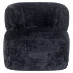 Richmond Fauteuil Donna Zwart Chenille