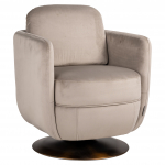 Richmond Draaifauteuil Turner Khaki Velvet