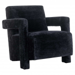 Richmond Fauteuil Devanto Zwart Chenille