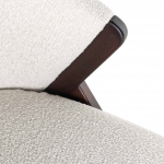 Richmond Fauteuil Mia Bouclé Wit