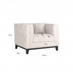 Richmond Fauteuil Beauchamp Naturel Renegade