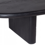 Salontafel Gin Zwart Ovaal 130cm - Giga Meubel