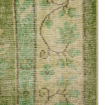 Hkliving Vloerkleed Wol Gevlochten Groen (200x300)